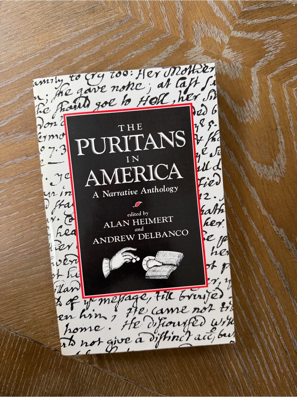 The Puritans in America – Black and White Cover paperback